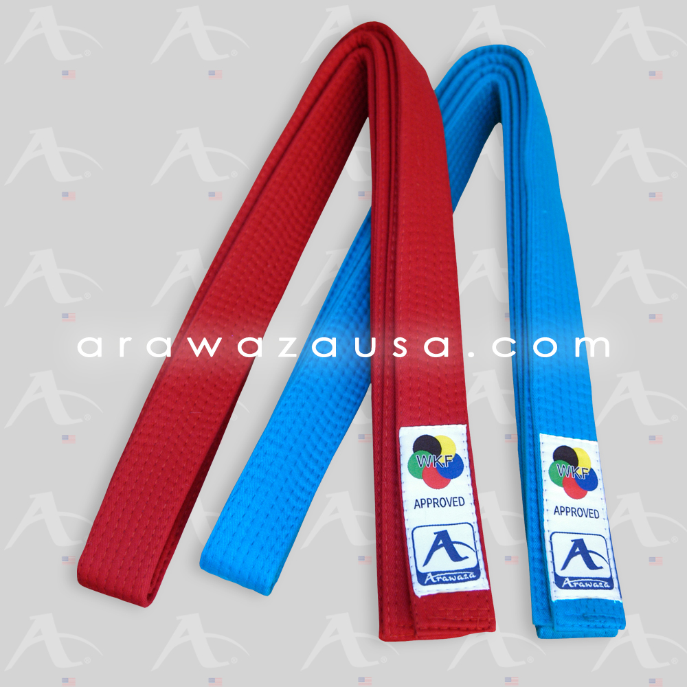 Arawaza WKF Approved Japanese Style Kumite Belts