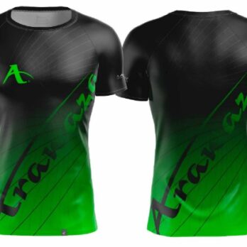 Arawaza Sports T-Shirt Black & Green