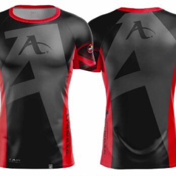Arawaza Sports T-Shirt Black & Red